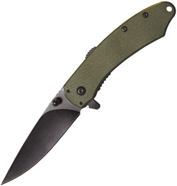 ABKT Tac Ember Linerlock A/O Green G10 Folding 8Cr13MoV Pocket Knife 067G