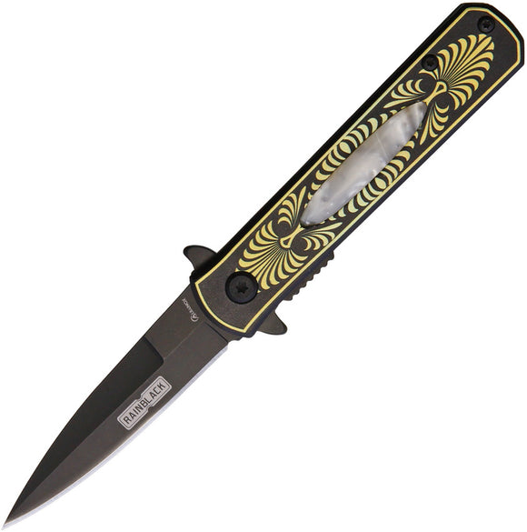 Albainox Rainblack Linerlock A/O Stainless Folding Pocket Knife 18502A