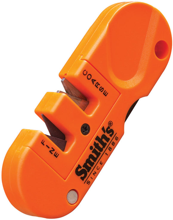 Smith's Sharpeners Orange ABS Pocket Pal Coarse & Fine Knife Sharpener 51203