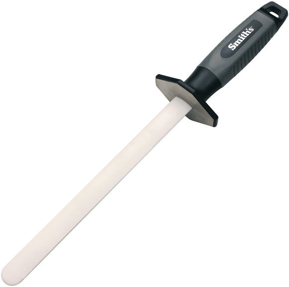 Smith's Sharpeners Black/Gray Oval Ceramic Knife Sharpening Rod 51205