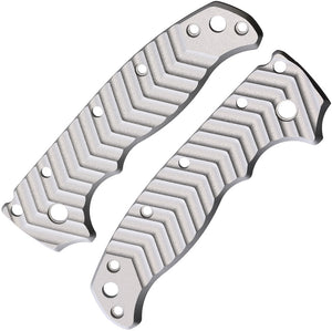 August Engineering Demko AD20.5 Aluminum Chevron Knife Handle Scales 1202SLR