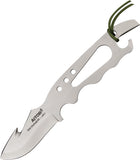 Aitor JKI Skeletal Skinner Fixed Blade Knife Gray Stainless w/ Belt Sheath 16022