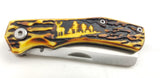 Schrade Uncle Henry Whitetail Delrin Stag Sheepsfoot Linerlock Folding Knife 400