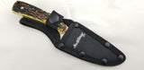 Schrade Uncle Henry Whitetail Delrin Stag Sharpfinger Fixed Blade Knife 402