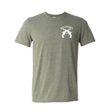 American Liberty 1776 2nd Amendment Double Sided Heather Green Short Sleeve AK T-Shirt 2X