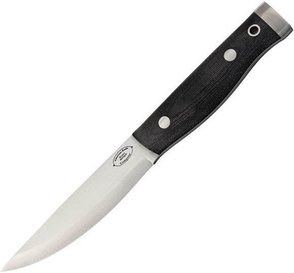American Knife Company Forest II Black Canvas Fixed Blade Knife w/ Sheath F2MBC