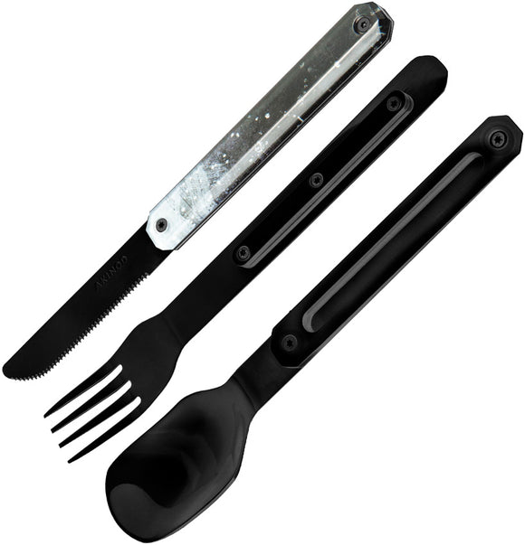 Akinod 12H34 Magnetic Cutlery Set 2Cr14 Stainless Steel Utensils 01B00010