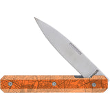 Akinod 18h07 Paring Linerlock Orange Polymer Folding 3Cr13 Pocket Knife 03M00016