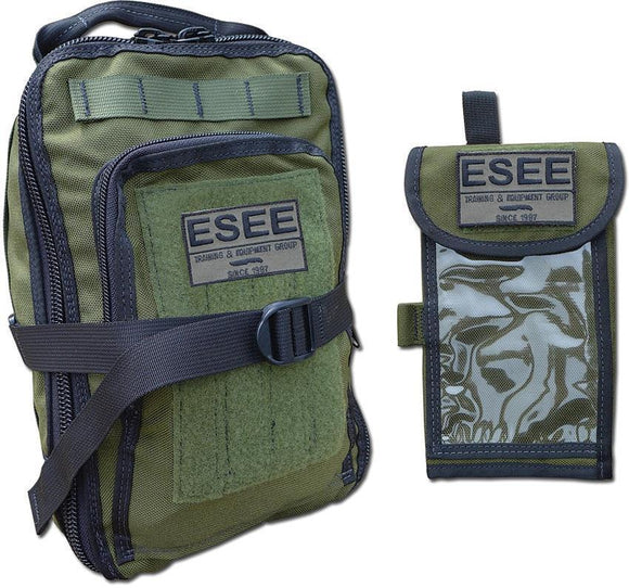 ESEE Advanced Survival Kit OD Green w/ Emergency Prepper Gear Contents