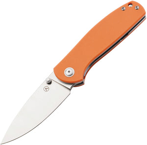 Alliance Designs Jasmine Linerlock Orange G10 M390 Folding Knife 03