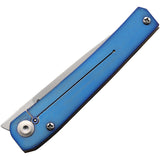 Salamandra S-310 Framelock Brown Walnut Folding N690 Steel Pocket Knife 310053