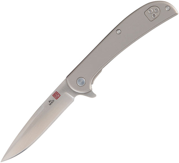 Al Mar Ultralight Hawk Framelock TC4 Titanium Folding D2 Steel Pocket Knife 4112