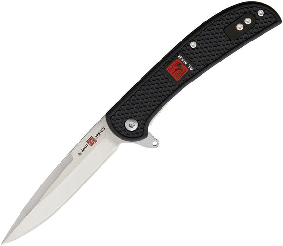 Blue Atlantic Artisan Company Pt Pocket Knife – Drop Folding S90V Boa Framelock Timascus Knife