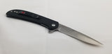 Al Mar Ultralight Falcon Linerlock Black FRN Folding 8Cr13MoV Pocket Knife 4124