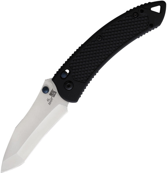 Al Mar Payara Axis Lock Black ABS Folding Stainless Tanto Pocket Knife 4130