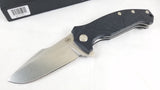 Amare Coloso Linerlock Black G10 Folding D2 Knife 201901
