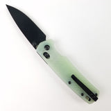 Amare Field Bro Pocket Knife Axis Lock Jade G10 Folding Black VG-10 Blade 202203