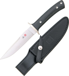 Al Mar Shiva 9.88" Black Micarta VG-10 Stainless Fixed Knife w/ Belt Sheath SVBM