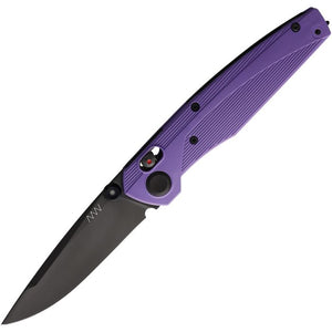 Acta Non Verba Knives A100 Alock Purple GRN Folding Elmax Pocket Knife 100001P  -On Sale