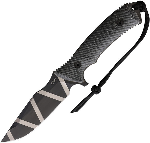 Acta Non Verba Knives M311 Spelter Tactical Micarta Fixed Blade Knife M311007