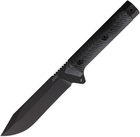 Acta Non Verba Knives M73 Kontos Black Micarta Sleipner Fixed Blade Knife M73002