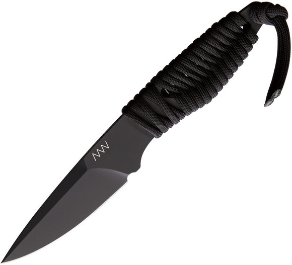 Acta Non Verba Knives P100 Black Bohler N690 Fixed Blade Knife w/ Sheath P100015