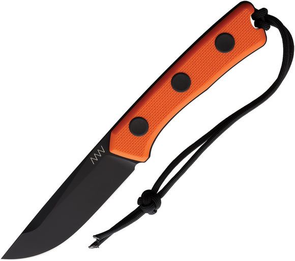 Acta Non Verba Knives P200 Orange G10 Bohler N690 Fixed Blade Knife P200019