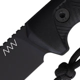 Acta Non Verba Knives P200 Black GRNPU Sleipner Fixed Blade Knife P200046