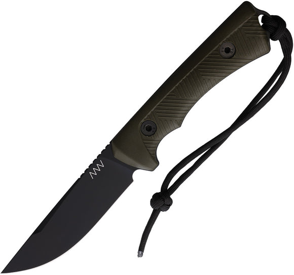Acta Non Verba Knives P200 Green GRNPU Sleipner Fixed Blade Knife P200047