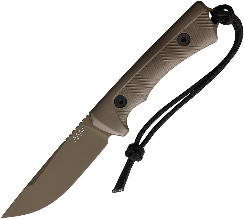 Acta Non Verba Knives P200 Tan GRNPU Sleipner Fixed Blade Knife P20005 ...