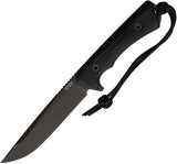 Acta Non Verba Knives P300 Black GRNPU Sleipner Fixed Blade Knife P300057