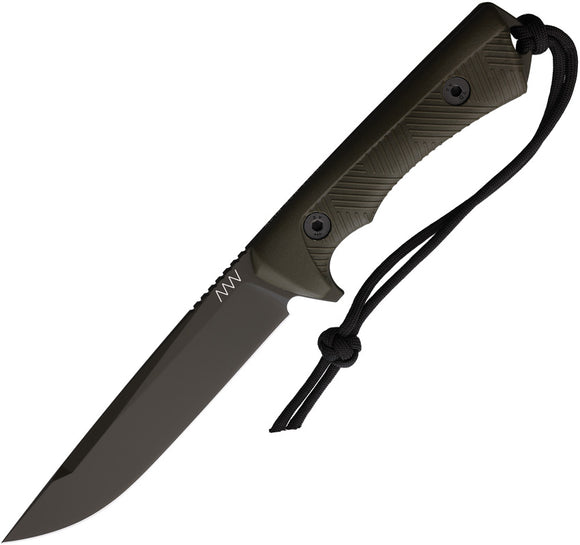 Acta Non Verba Knives P300 OD Green GRNPU Sleipner Fixed Blade Knife P300058