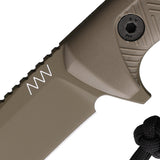 Acta Non Verba Knives P300 Brown GRNPU Sleipner Fixed Blade Knife P300062
