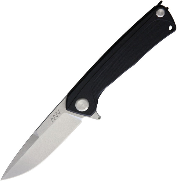 Acta Non Verba Knives Z100 Framelock Black G10/Titanium Folding Knife 100009