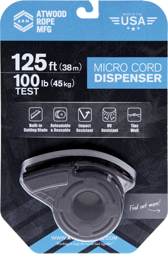 Atwood Rope MFG Mini TRD Micro Cord Dispenser