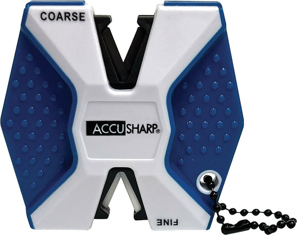 AccuSharp Two Step Blue Rubber Carbide & Tungsten Knife Sharpener 342C