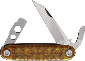 American Service Knife The Iron Sides Ultem Folding Multi-Tool Pocket Knife 004UX