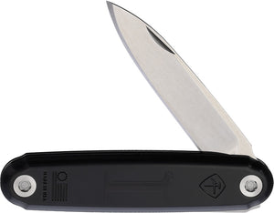 American Service Knife The One Black Folding Premium Pocket Knife ONEBLK