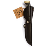 Arctic Legend Child's Black Birch Wood Stainless Steel Fixed Blade Knife 122