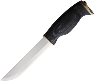 Arctic Legend Bear Black Curly Birch Carbon Steel Fixed Blade Knife 880