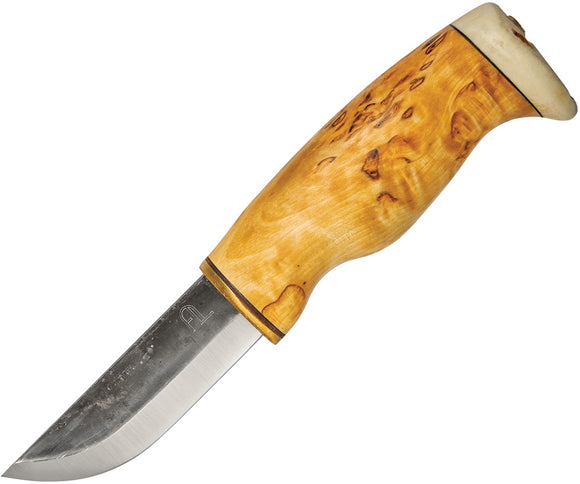 Arctic Legend Hunter's Curly Birch Carbon Steel Fixed Blade Knife 958