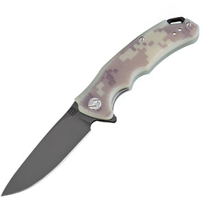 Artisan Small Tradition Digital Camo G10 Folding Black D2 Steel Pocket Knife 1702PSBCG