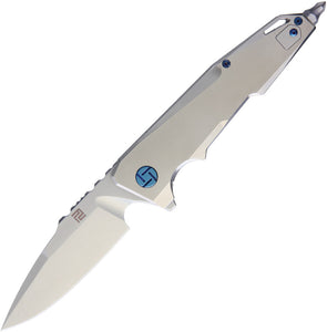 Artisan Predator Framelock Satin Titanium Screwdriver S35VN Steel Knife 1706GST