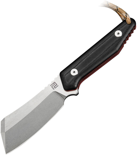 Artisan Cutlery Osprey Red & Black G10 D2 Tool Steel Knife 1803BBRE