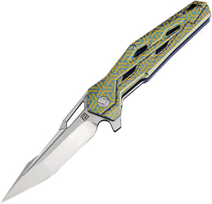 Artisan Interceptor Linerlock OD Green Handle S35VN Folding Knife 1812GBU02