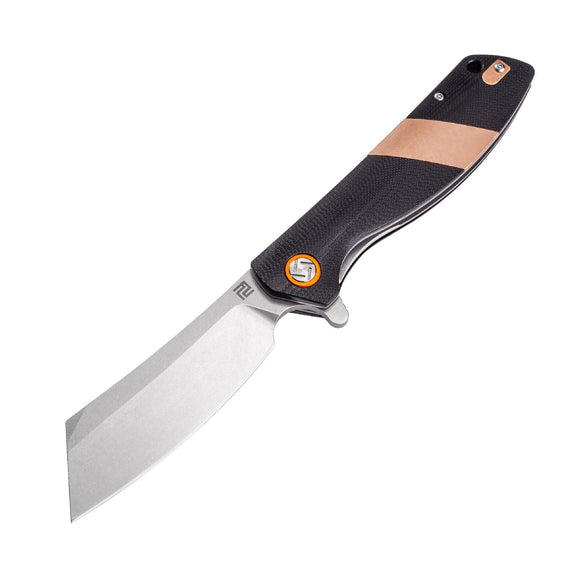 Artisan Cutlery Linerlock Copper Tomahawk Folding Pocket Knife 1815PCG1