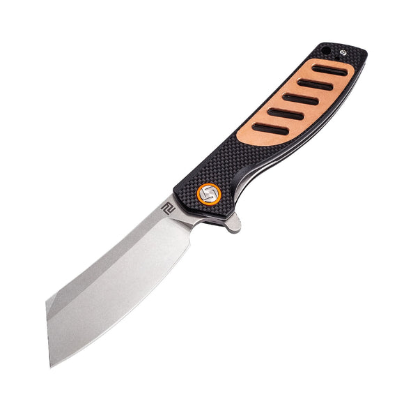 Artisan Cutlery Linerlock Copper Tomahawk Folding Pocket Knife 1815PCG3