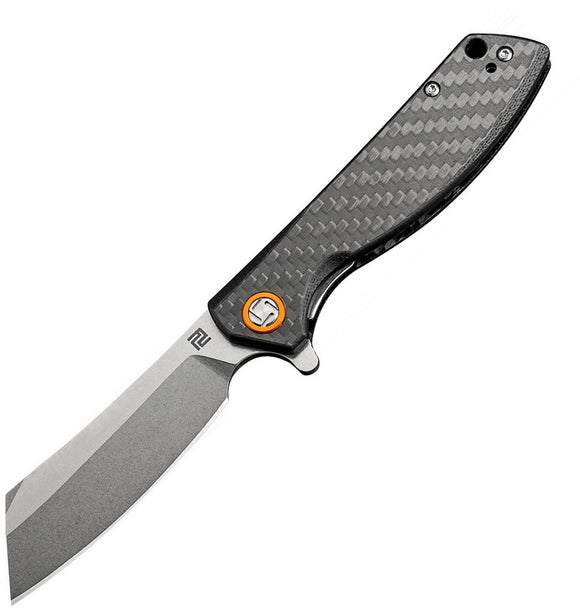 Artisan Cutlery Tomahawk Linerlock Carbon Fiber D2 Steel Folding Knife 1815PSCF