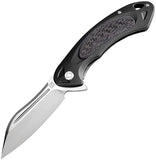 Artisan Cutlery Eterno Black Titanium S35VN Framelock Folding Knife