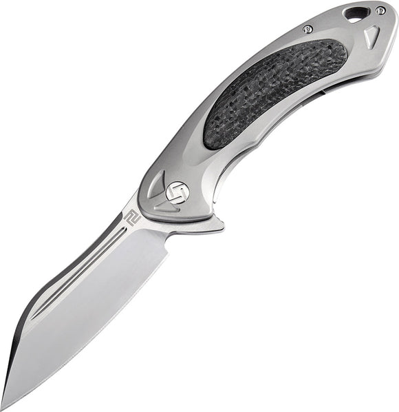 Artisan Cutlery Eterno Gray Titanium S35VN Framelock Folding Knife